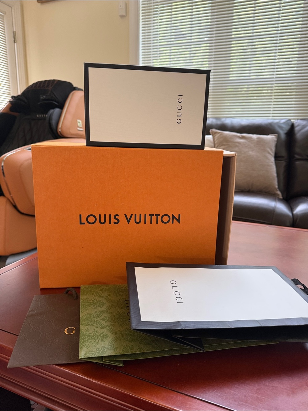 Gucci Louis Vuitton Box Brand New Authentic 5 Items for One Price